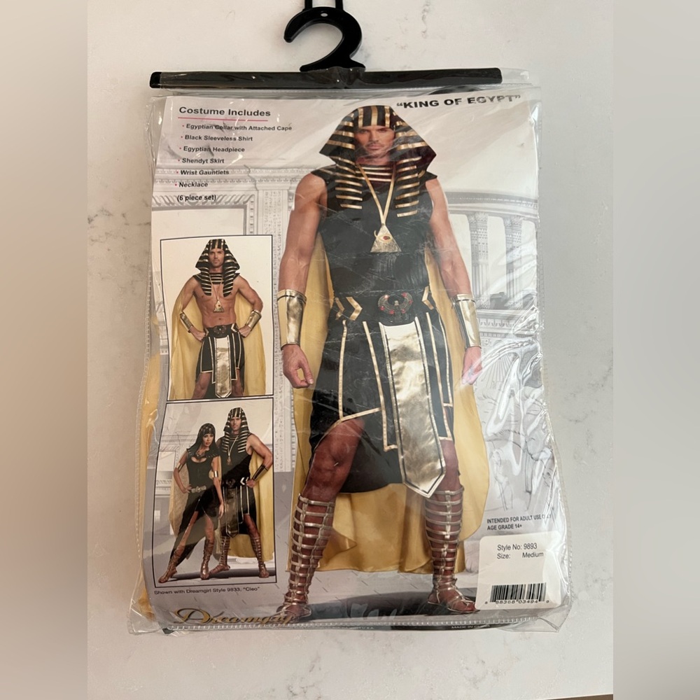 Pharaoh costume. NEW NEVER OPENED